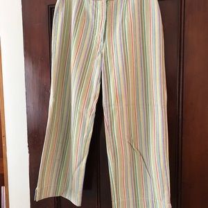 Garnet Hill Striped Capris